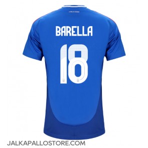 Italia Nicolo Barella #18 Kotipaita EM-Kisat 2024 Lyhythihainen